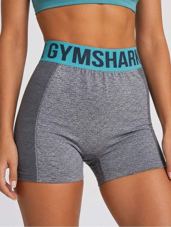 Gymshark Pants - GYMSHARK Flex Shorts Women's Size XS Gray Teal